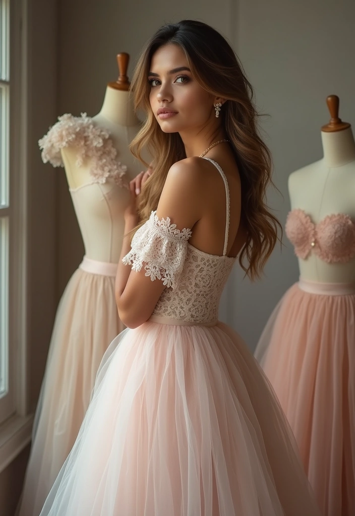 30 Fresh Fancy Dinner Outfit Classy Ideas You Need To Try - 20. Playful Tulle Skirts