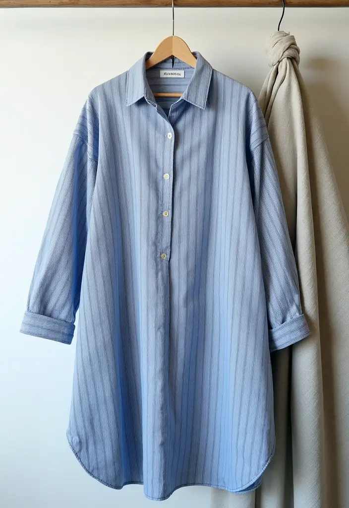 30 Outfit Chemise Rayee Bleu Inspirations For Real Life - 11. Eco-Friendly Fabrics
