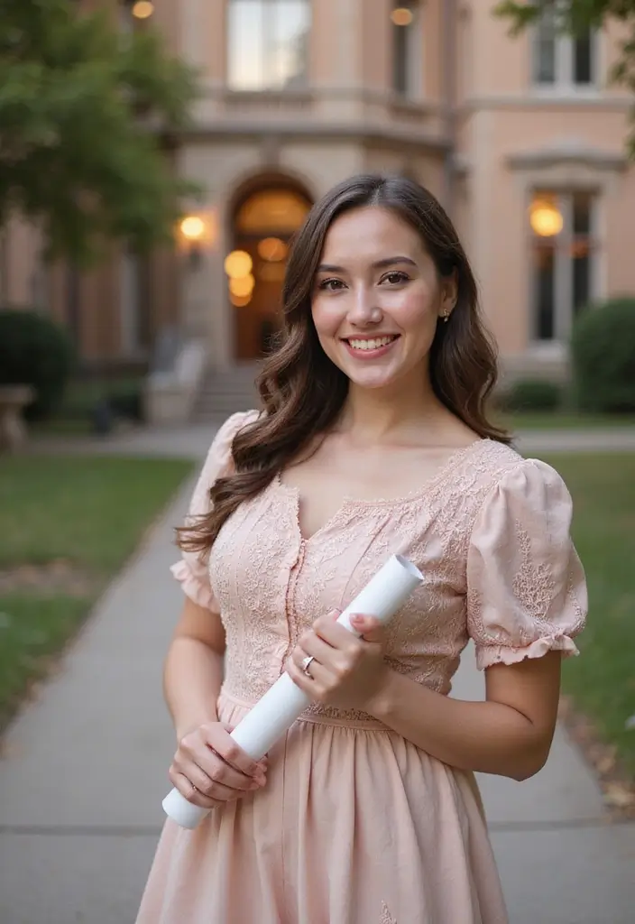 30 Outfit For Graduation Looks That Will Upgrade Your Wardrobe - 7. Vintage Inspired Dress