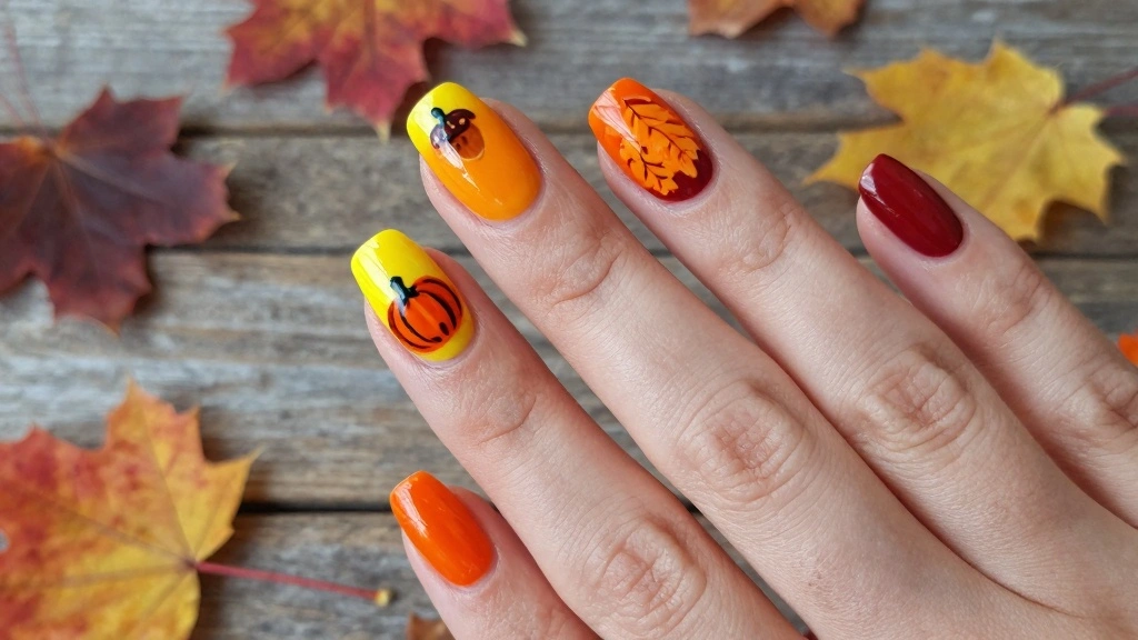 16 Cute Autumn Nails Ideas: Sweet Cozy Designs