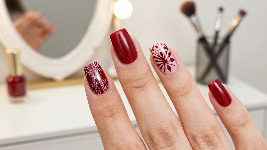 16 Dark Red Nails Ideas Rich Bold Classic