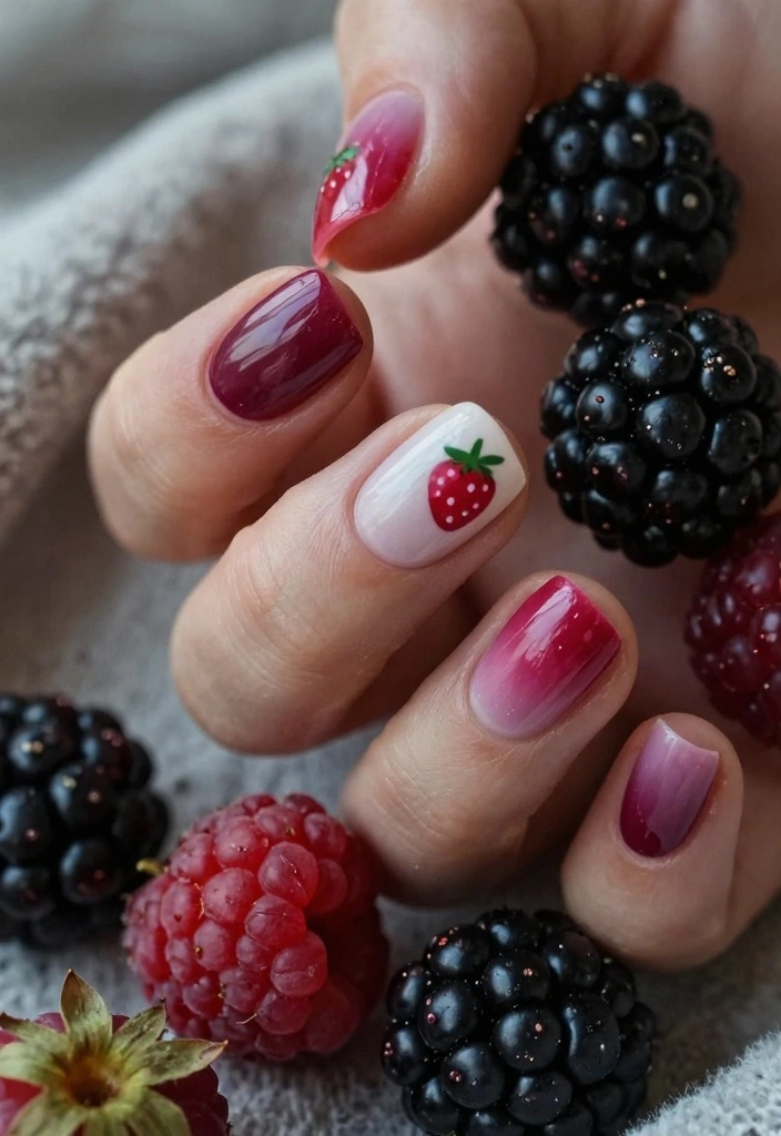 17 Autumn Nails Ideas: Trendy, Cozy, and Stylish - 12. Berry Sweet Designs 1