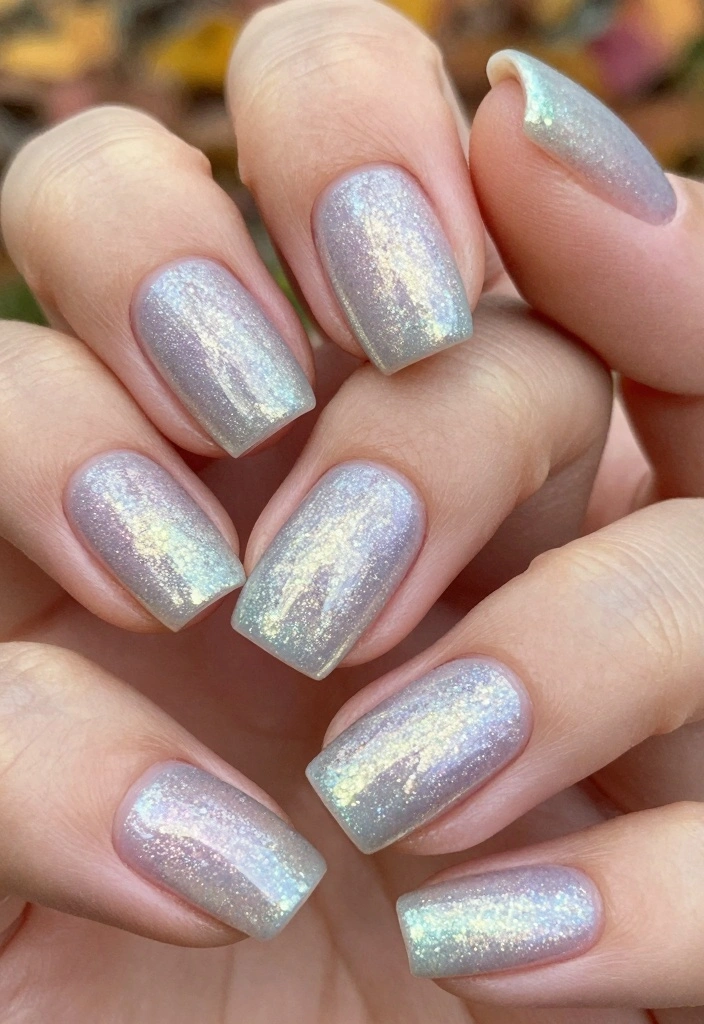 17 Fall Nail Inspo 2025: Fresh Next Season Looks - 9. Subtle Shimmer 1