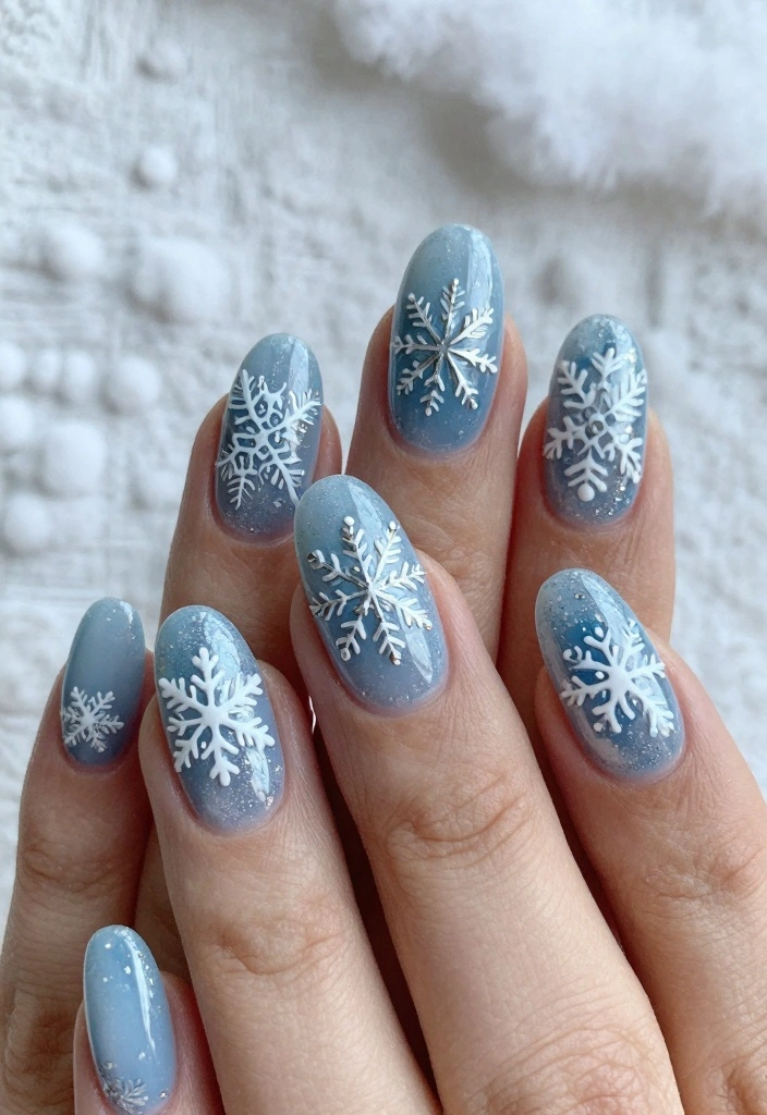 18 Christmas Nails Winter Ideas: Festive Cozy Sparkle -  1