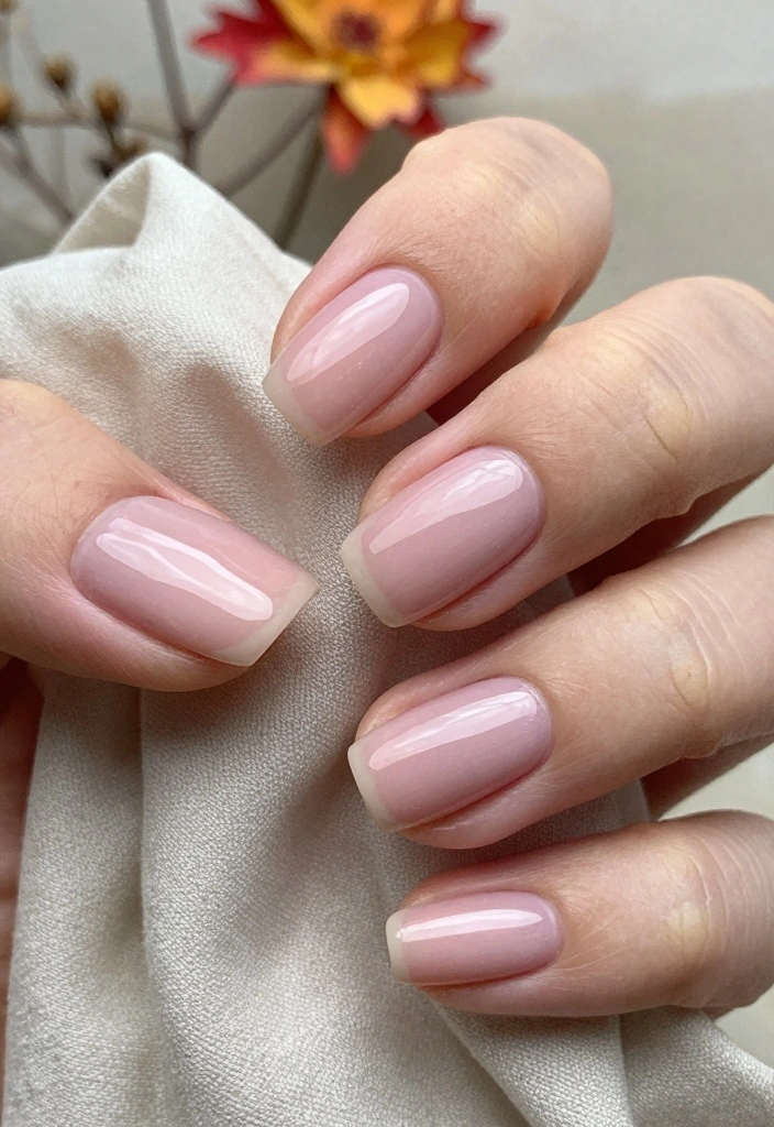 18 Dark Autumn Nails Ideas: Moody Elegant Tones - 10. Ashen Pink 1