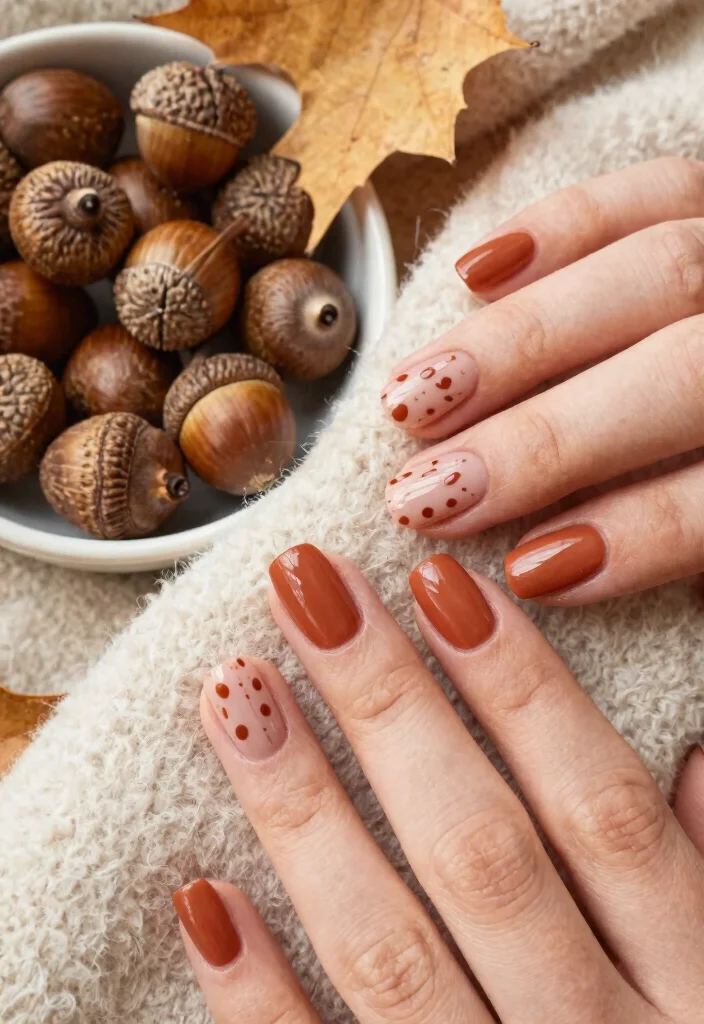 18 Fall Nail Colors Ideas for a Warm Trendy Palette - 7. Terracotta 1