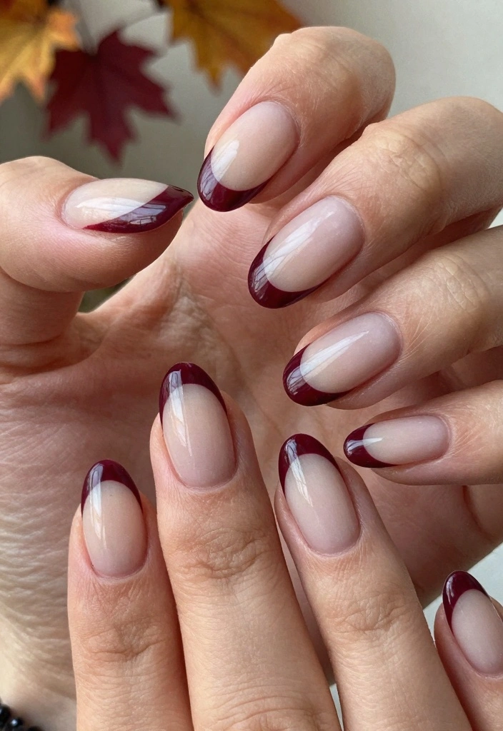 18 Fall Nail Inspo Ideas Trending Now - 12. Classic French with a Twist 1