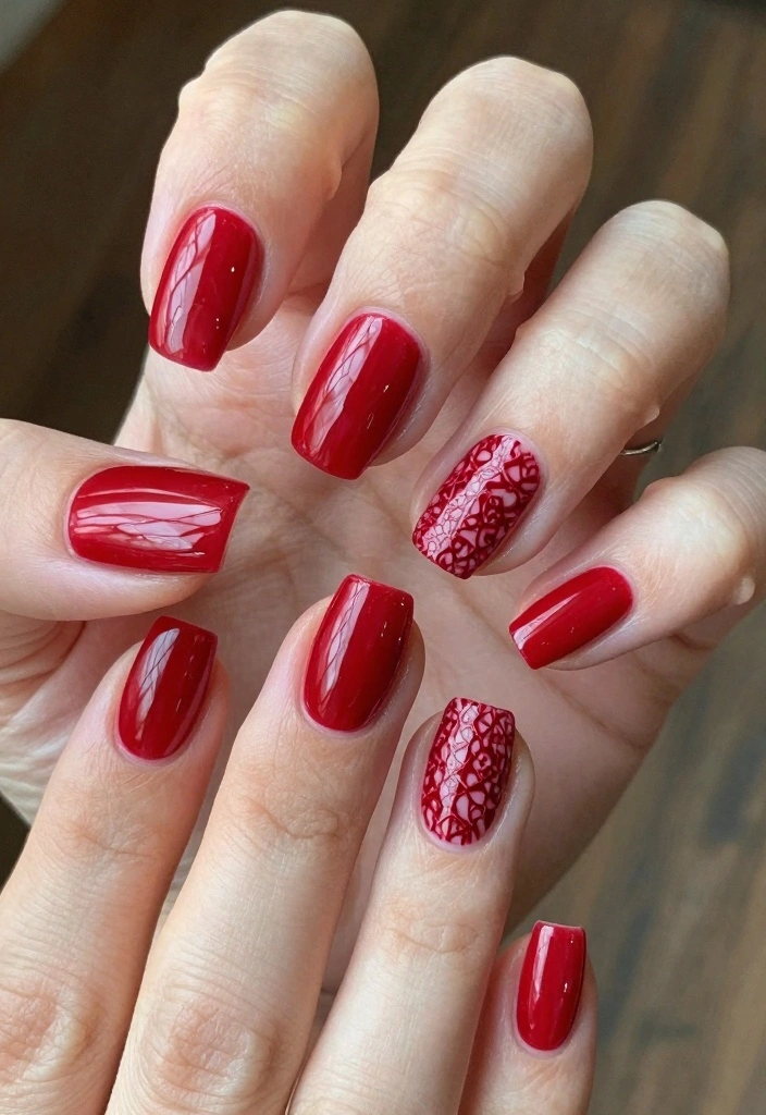 18 Goth Nails Ideas: Dark Edgy Aesthetic - 2. Blood Red Drama 1