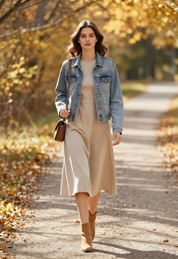 15 Camel Boots Outfit Ideas With Warm Neutral Style - 11. Warm Weather Transition 1