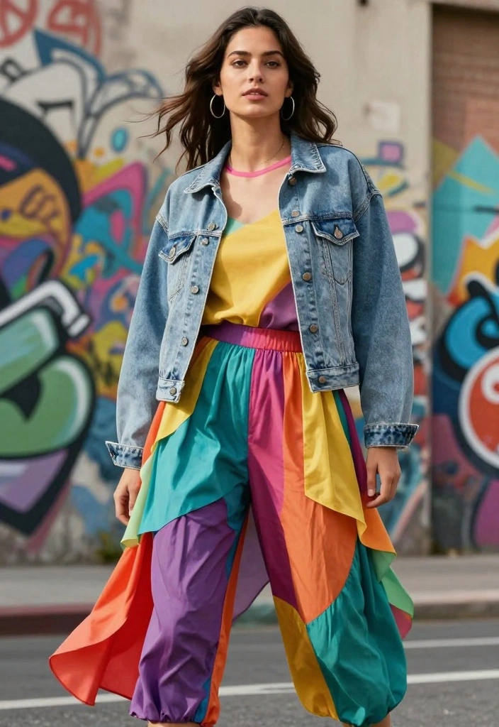 15 Happy Dress To Impress Outfit Ideas With Bright Energy - 4. Rainbow Layers 1