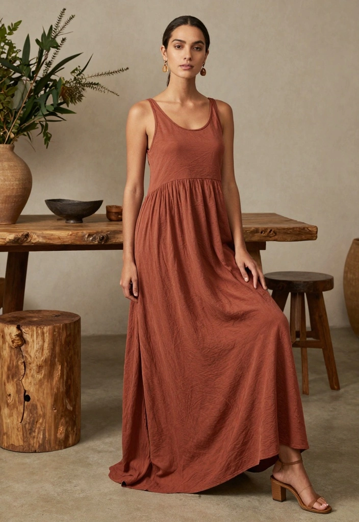 15 Happy Dress To Impress Outfit Ideas With Bright Energy - 5. Earthy Tones with a Twist 1