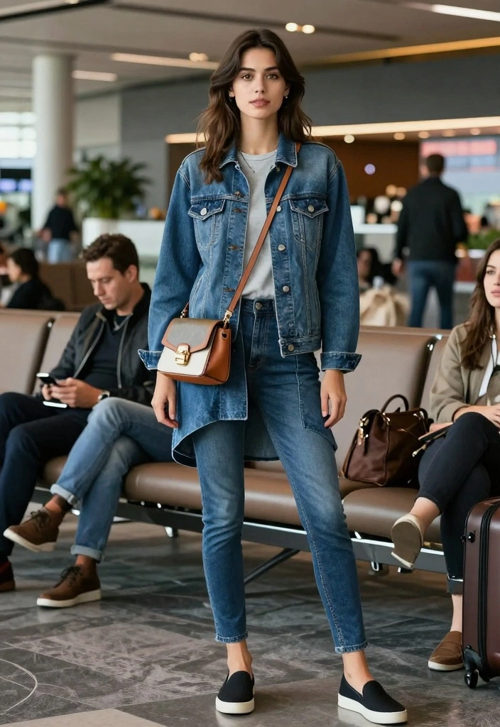 15 Jean Jacket Outfit Ideas For Easy Everyday Outfits - 13. Weekend Getaway Comfort 1