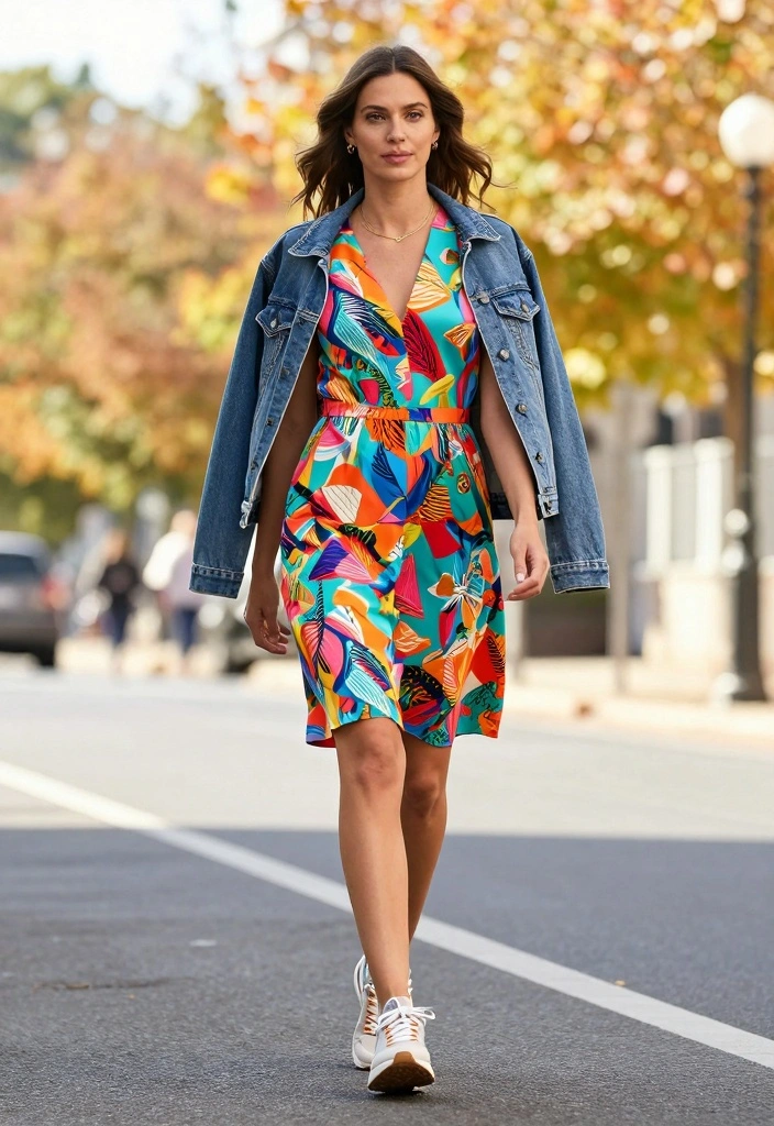 16 Autumn Dress Outfit Ideas That Look Effortlessly Stylish - 14. The Sporty Shift Dress 1