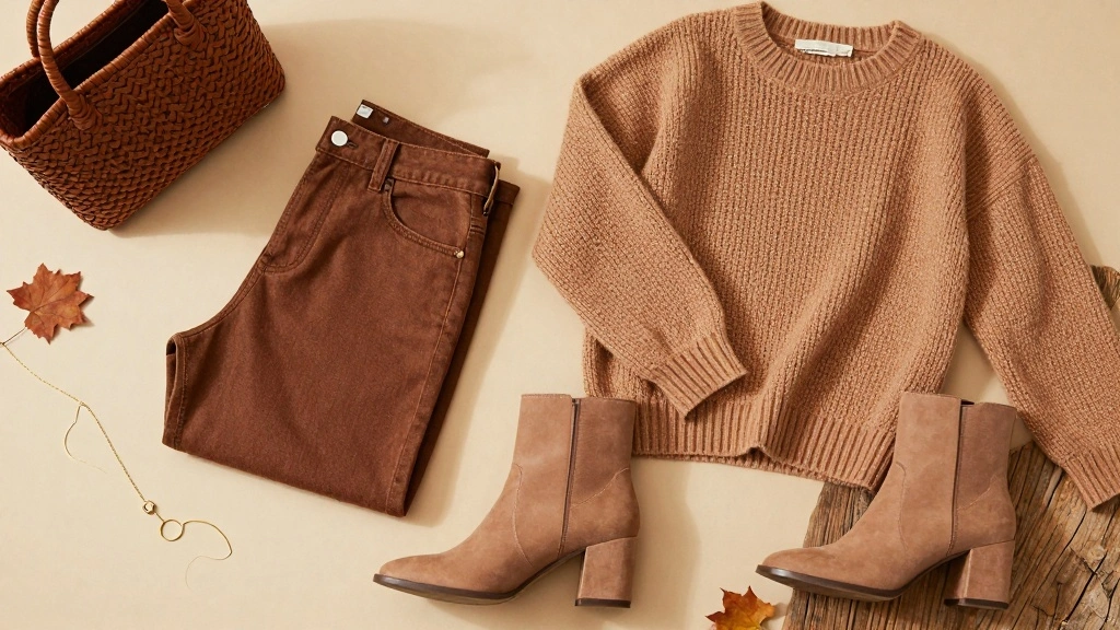 16 Brown Jeans Outfit Ideas With Warm Aesthetic Style