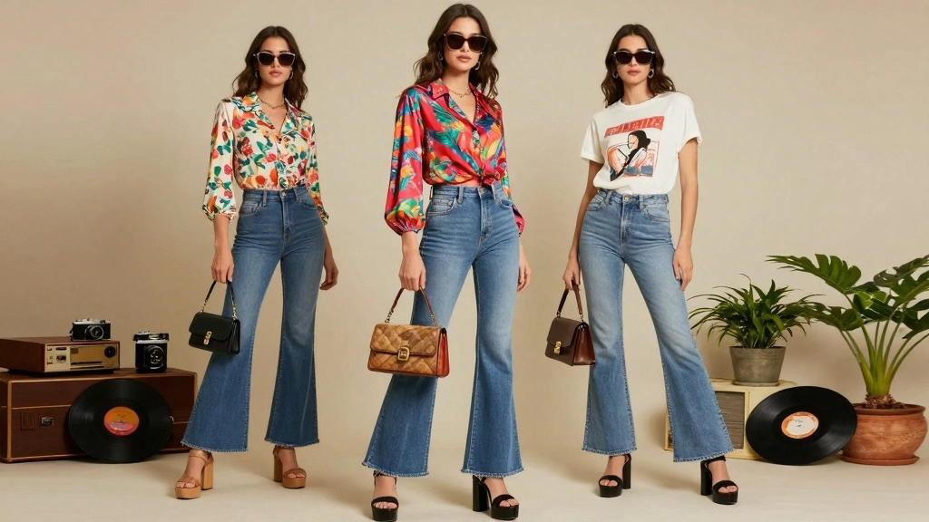 16 Flared Jeans Outfit Ideas With Retro Energy