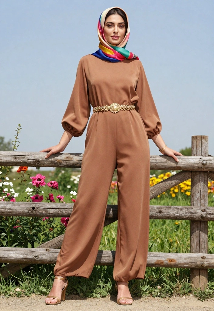 16 Hijab Friendly Dress Outfit Ideas That Stay Modest And Chic - 11. Playful Jumpsuits 1