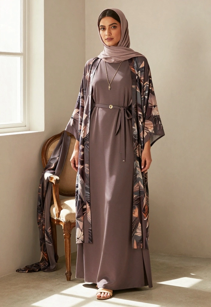 16 Hijab Friendly Dress Outfit Ideas That Stay Modest And Chic - 4. Effortless Layering 1