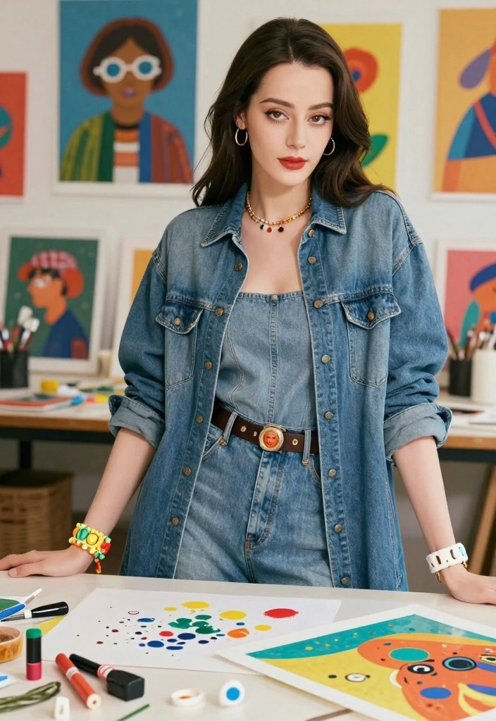 16 Jeans And Denim Outfit Ideas For Everyday Styling - 15. Layered Denim Look 1