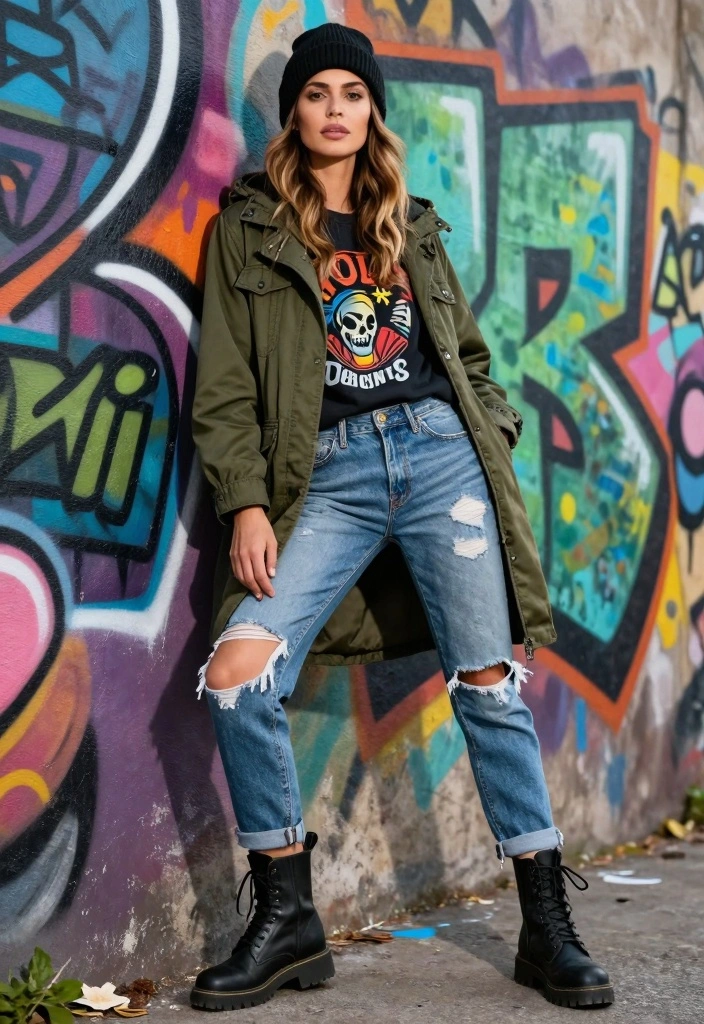 16 Olive Green Jacket Outfit Ideas With Neutral Charm - 8. Street Style Cool 1