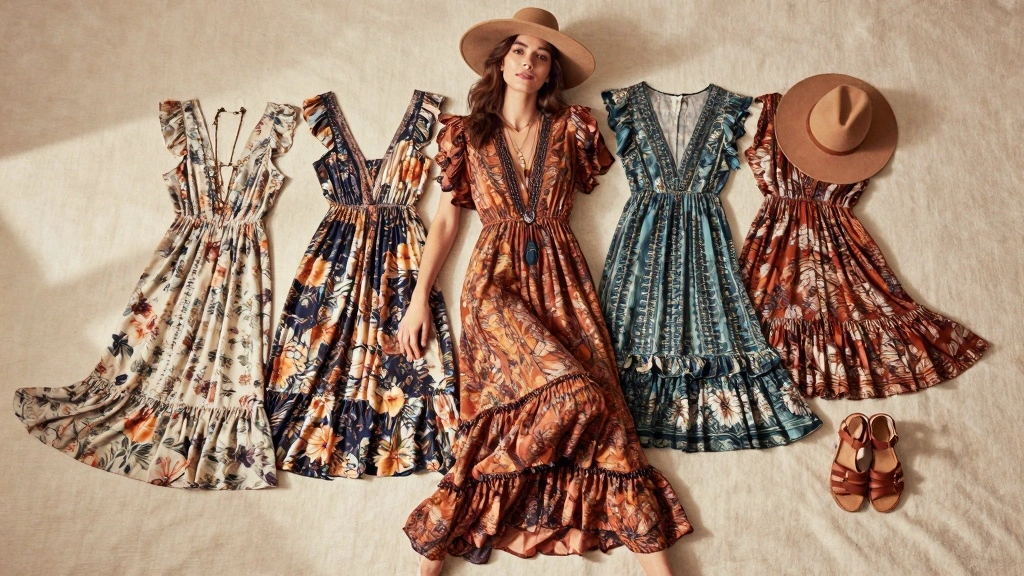 16 Ruffle Dress Outfit Ideas With Soft Feminine Movement