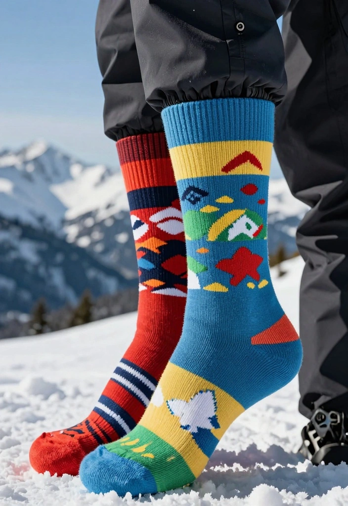 16 Ski Aesthetic Outfit Ideas For Winter Getaways - 14. Sustainable Ski Socks 1