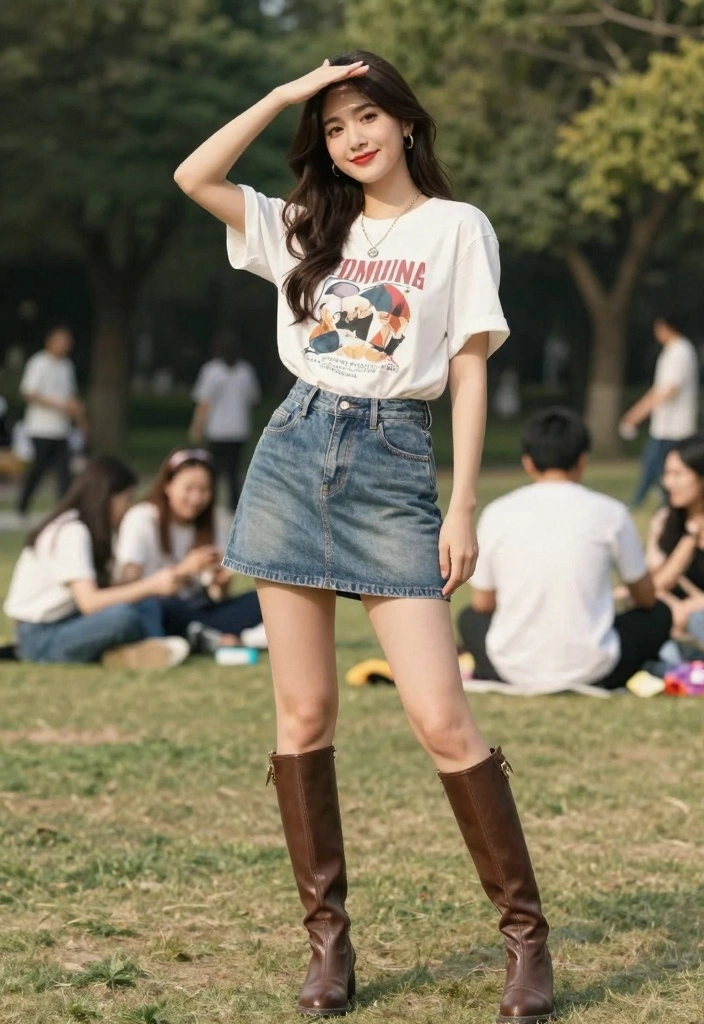 16 Thigh High Boots Outfit Ideas For Black Women That Turn Heads - 4. Weekend Vibes 1