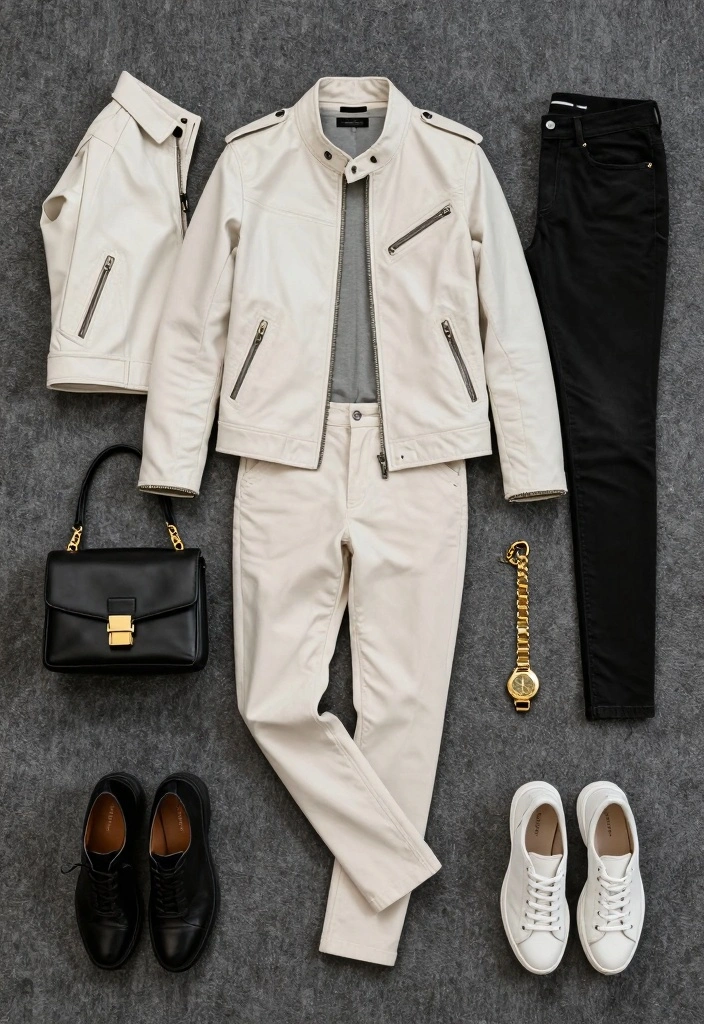 16 White Leather Jacket Outfit Ideas For Bold Clean Looks - Conclusion 1