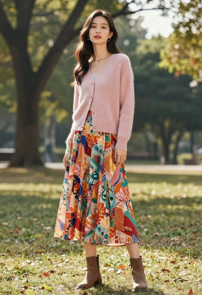 16 Winter Cardigan Outfit Ideas Perfect For Layering - 4. Cardigan with a Maxi Skirt 1