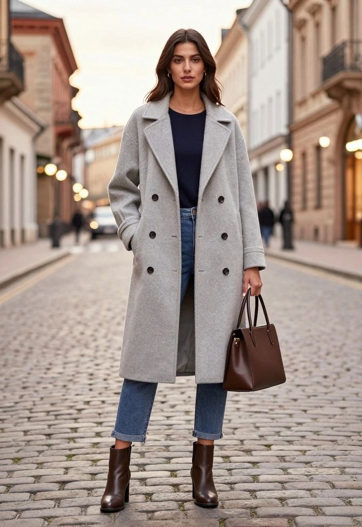 17 Dark Academia Aesthetic Outfit Ideas With Moody Elegance - 8. Academic Traveler: The Perfect Overcoat 1