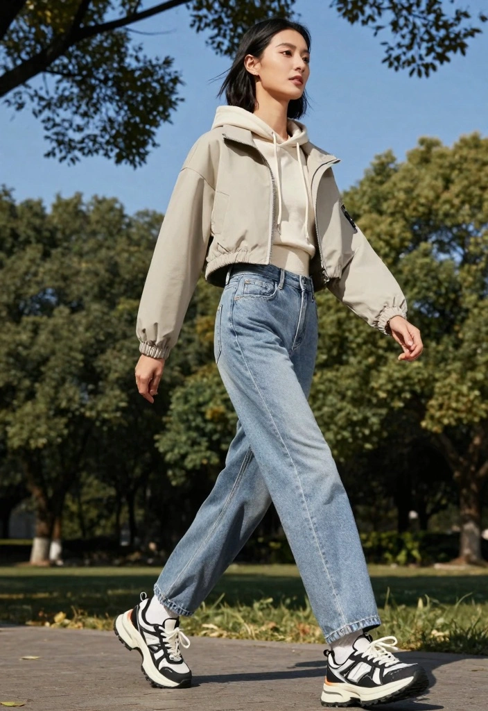 17 Down Jacket Outfit Ideas That Keep You Warm And Fashionable - 3. Sporty Layered Look 1