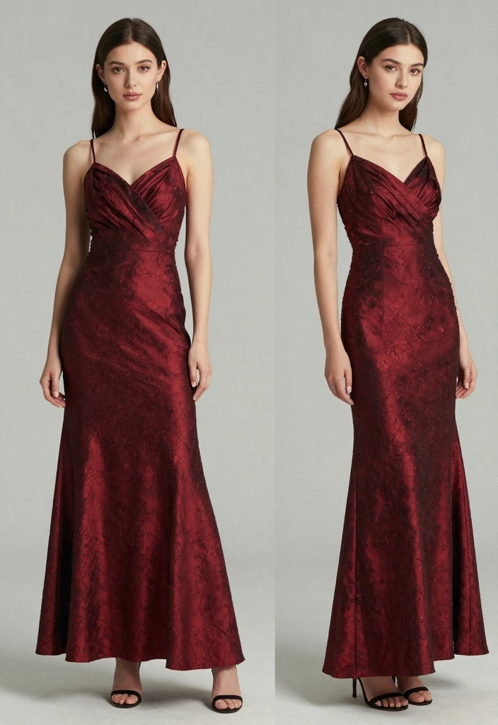 17 Formal Dress To Impress Outfit Ideas That Steal The Spotlight - 14. Spaghetti Strap Evening Gown 1