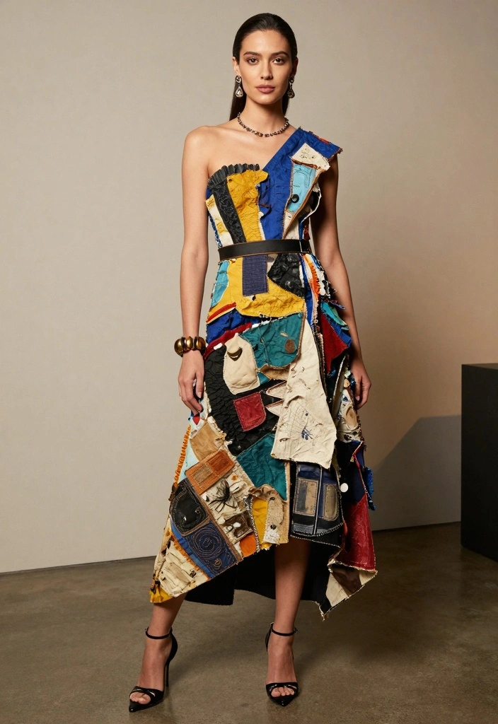 17 Formal Dress To Impress Outfit Ideas That Steal The Spotlight - 15. Artistic Asymmetrical Dress 1