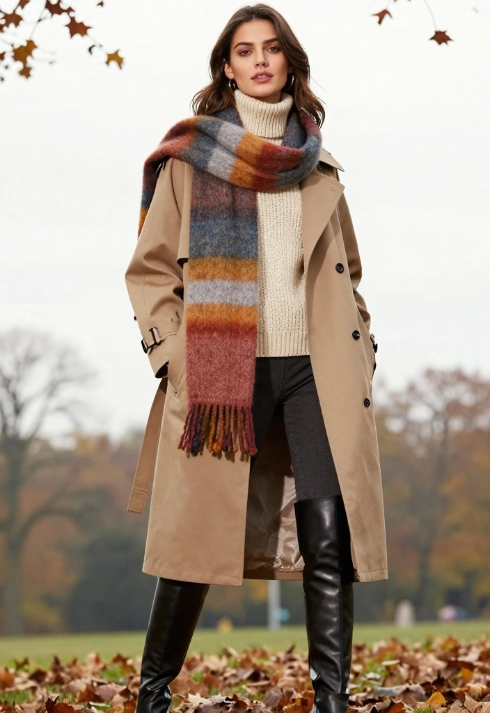 17 Leather Boots Outfit Ideas With Strong Confidence - 4. Cozy Layering 1