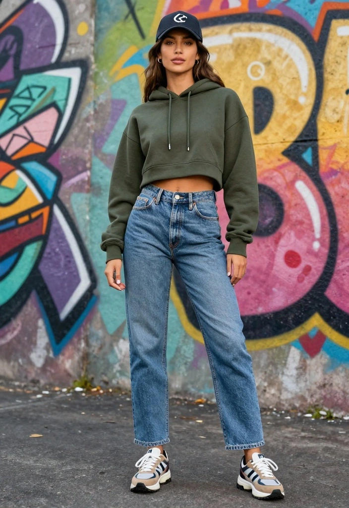 17 Levi's Jeans Outfit Ideas That Never Go Out Of Style - 10. Sporty Look with Levi's 1