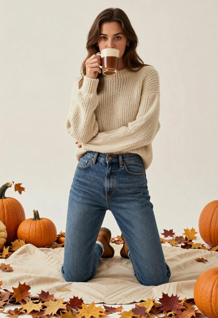 17 Levi's Jeans Outfit Ideas That Never Go Out Of Style - 3. Sweater Weather with Levi's 1