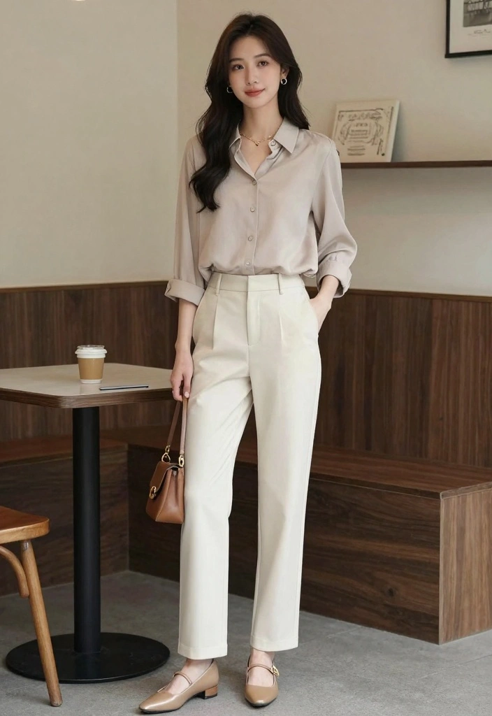 18 Dress To Impress Outfit Ideas Every Woman Will Love - 18. Casual Yet Classy: The Perfect Balance 1