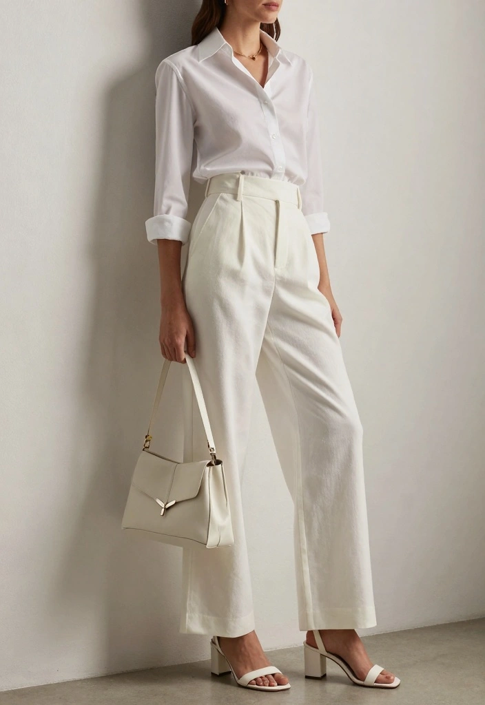 18 Monochromatic Aesthetic Outfit Ideas That Look Expensive - 4. White Out 1