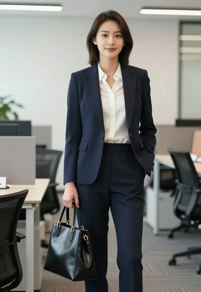 12 Bucket Bag Outfit Ideas for Women That Look Polished Not Too Slouchy - 9. Business Casual: Blazer and Bucket Bag 1