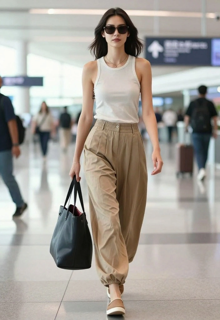 12 Flowy Pants Outfits for Women That Hide Problem Areas 13 12 Flowy Pants Outfits for Women That Hide Problem Areas - 12. Weekend Escape 1