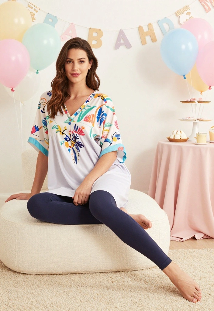 14 Baby Shower Guest Outfit Ideas for Black Women That Flatter Without Upstaging the Mom - 8. Chic Tunic with Leggings 1