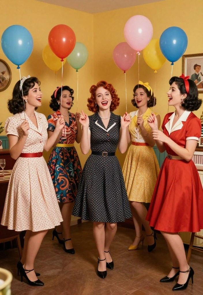 14 Women Outfit Birthday Party Ideas That Stand Out in Photos - 4. Vintage Vibes 1