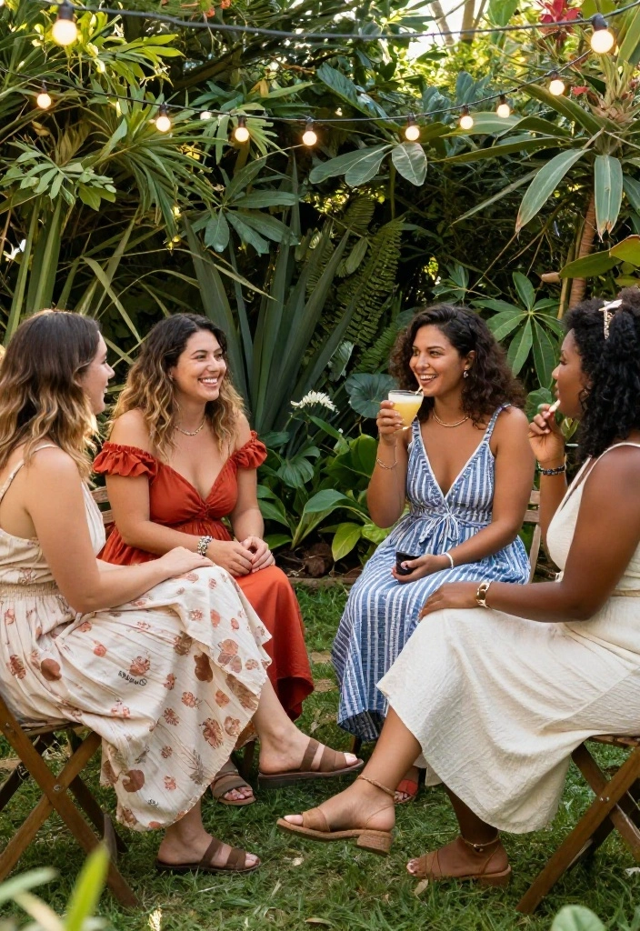 15 Engagement Party Attire for Women That Aren't Bridal - 14. Warm-Weather Friendly Attire 1