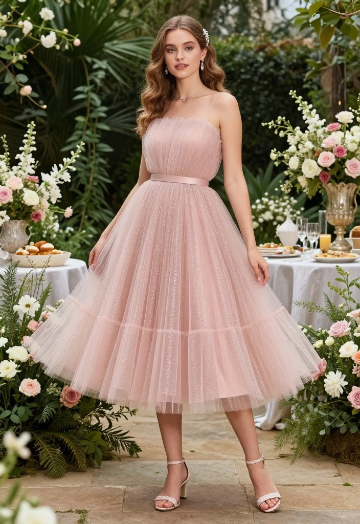 15 Glitter Dress Outfit Ideas That Don't Look Costume-y - 9. Layered Glitter Tulle 1