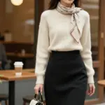 15 Knitted Sweaters Outfit Ideas for Women That Don't Add Bulk Above the Waist