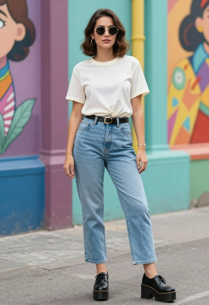 15 Light Blue Pants Outfit Ideas for Women That Still Look Sharp After Hour 2 - 14. Vintage Inspired Look 1