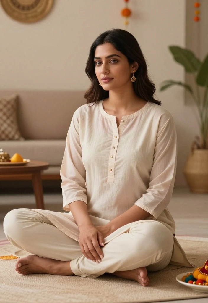 15 Rakhi Women Outfit Ideas That Feel Festive Without Overdoing It - 10. Minimalist Ethnic Ensemble 1