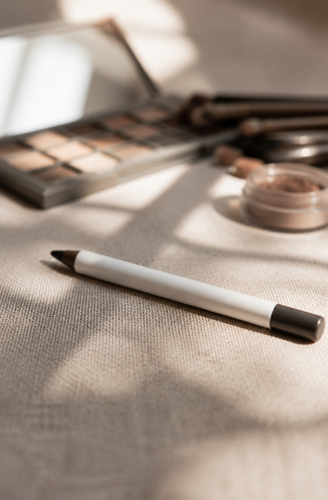 Makeup by Mario Master Pigment Pro Eyeliner Pencil in a makeup kit.