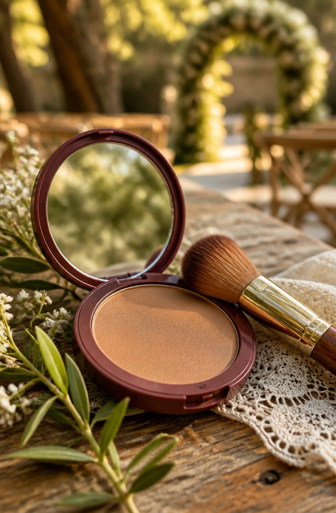Benefit Cosmetics Hoola Bronzer compact with bronzer powder visible.