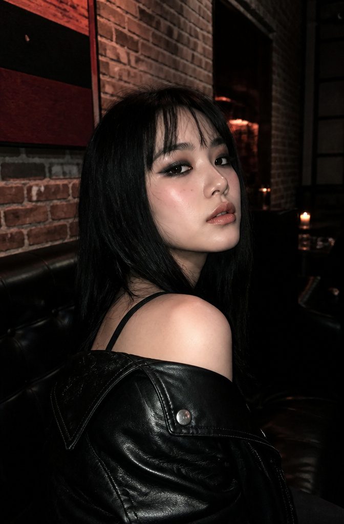 How to Do Alt Eye Makeup: 10 Look Ideas for 2026 4 Close-up of a model with black eye makeup and voluminous lashes.